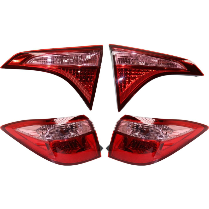 Toyota Corolla Facelift Back Lamps 4 Pcs Set 2017-2020